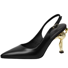 Ariadne Women's Stiletto Heel Golden Flamingo Sandal