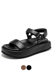 Ariel Women's Thick Sole Leather Flat Sandals
