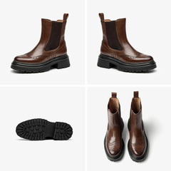Barbara Women's Brogue Chelsea Boots