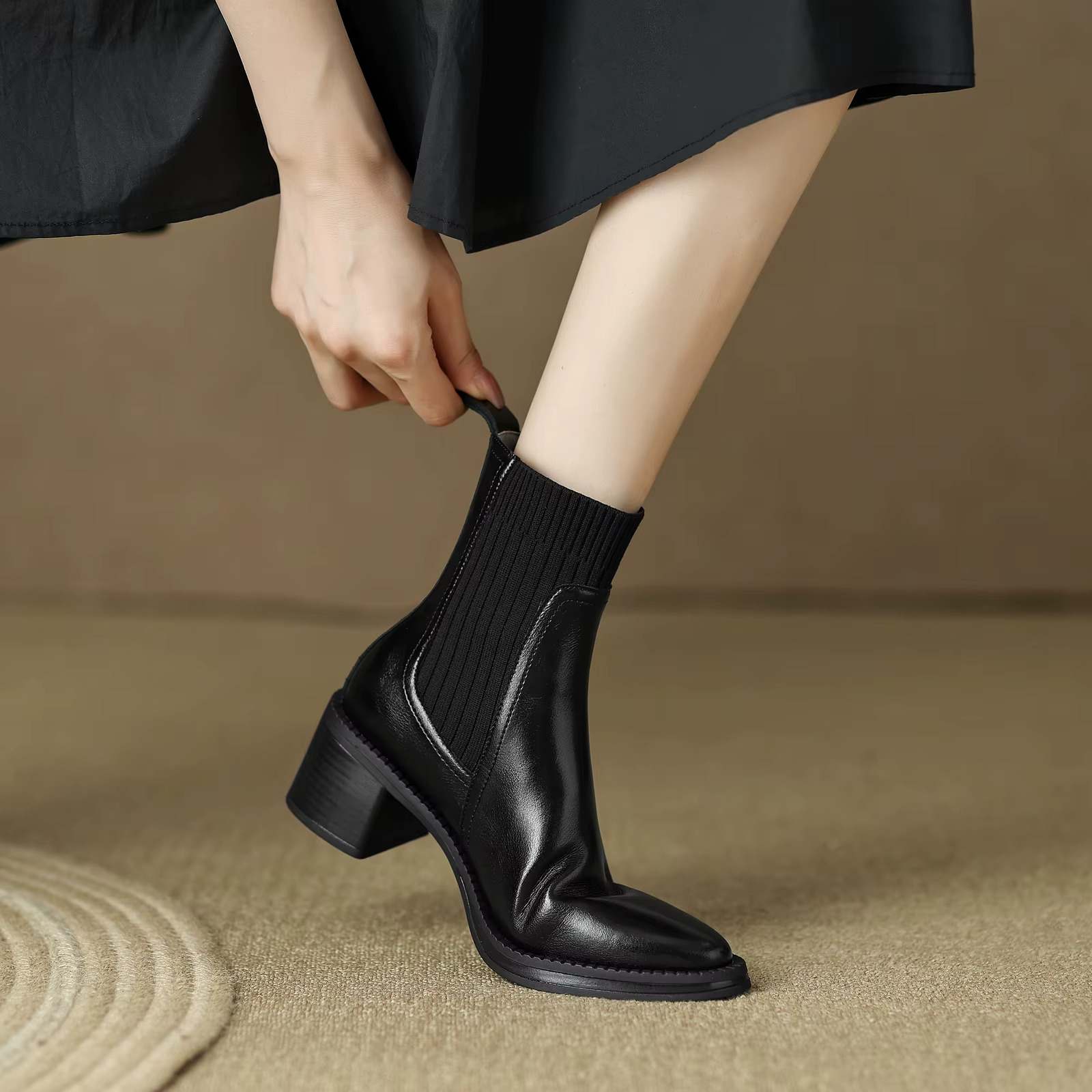Barbara Women's Leather Ankle Boots