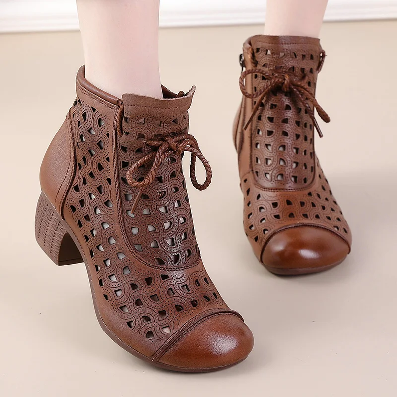 Barbara Women's Summer Side Zip Ankle Boots