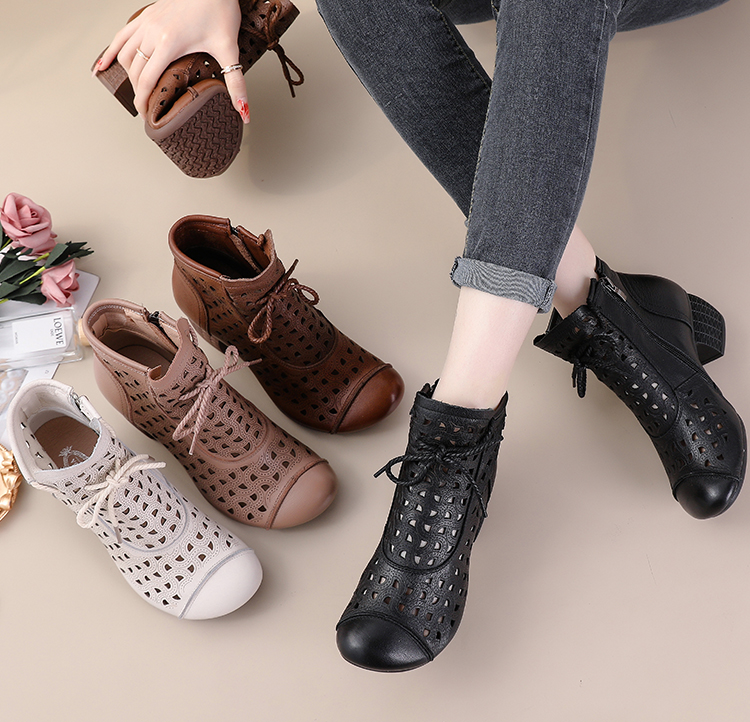 Barbara Women's Summer Side Zip Ankle Boots