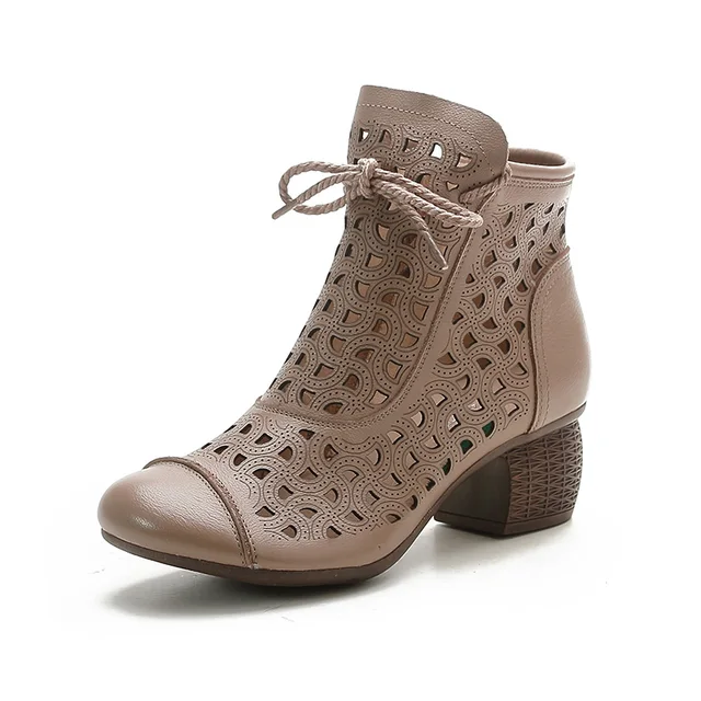Barbara Women's Summer Side Zip Ankle Boots