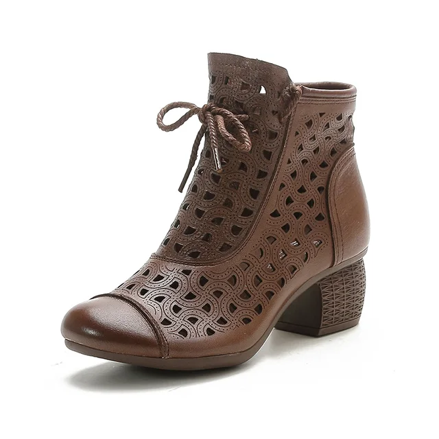 Barbara Women's Summer Side Zip Ankle Boots