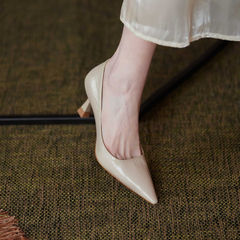 Begonia Women's Leather Pointed Toe Pumps