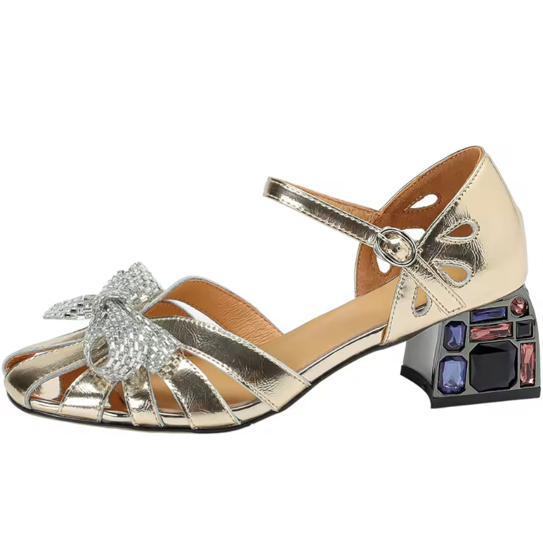 Benitez Women's Square High Heels Dress Sandals