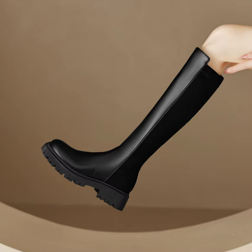 Berly Women's Knee-High Zipper Boots