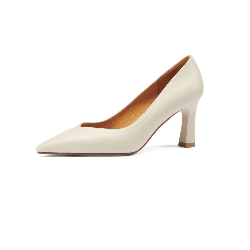 Camelia Women's Square High Heels Elegant Pumps