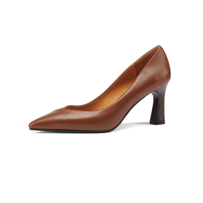 Camelia Women's Square High Heels Elegant Pumps