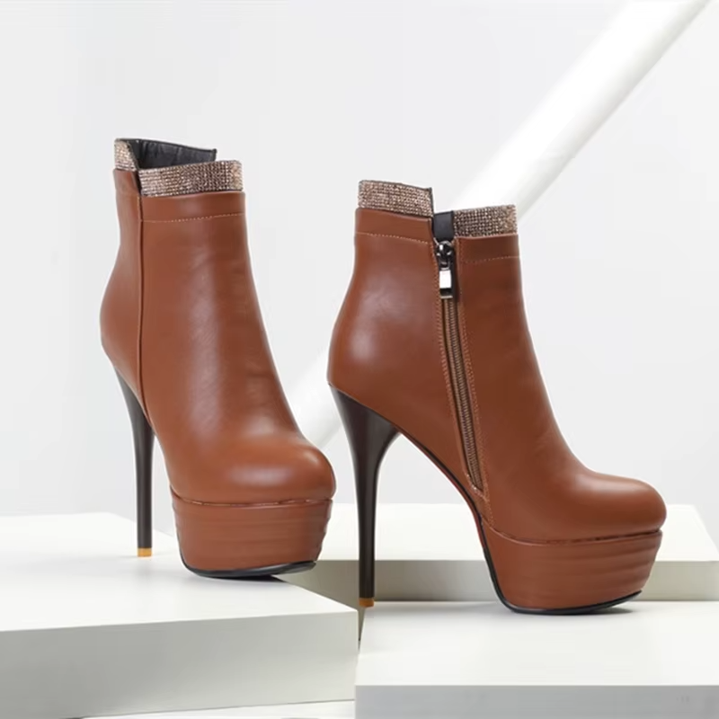 Camila Women's Extreme High Heels Ankle Boots