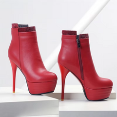 Camila Women's Extreme High Heels Ankle Boots