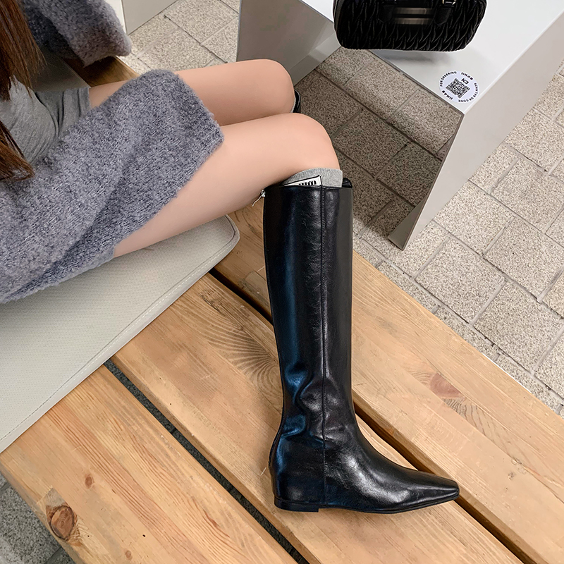 Camila Women's Leather Long  Boots