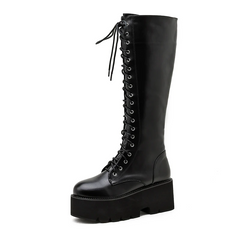 Camila Women's Long Lace Up Boots