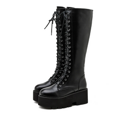 Camila Women's Long Lace Up Boots