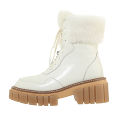 Caruso Women's Fur Warm Leather Boots