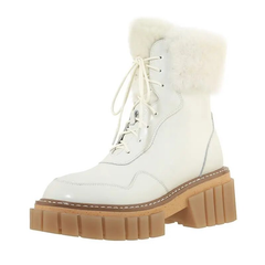 Caruso Women's Fur Warm Leather Boots