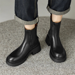 Cira Women's Leather Ankle Chelsea Boots