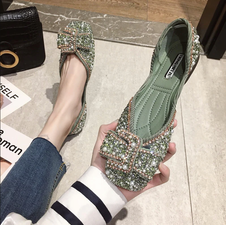 Cristal Women's Elegant Flat Shoes