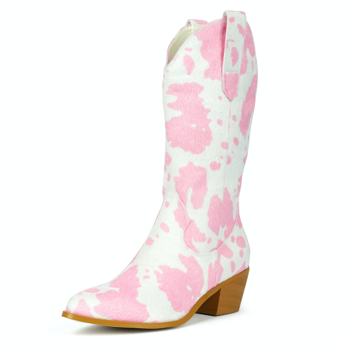 Darana Women's Slip-On Mid Calf Western Boots