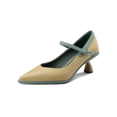Delia Women's Leather Dress Pumps