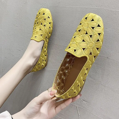 Delu Women's Leather Loafer Shoes
