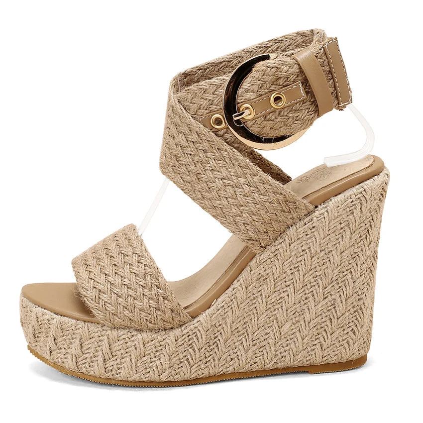 Doris Women's Wedges Hemp Sandals