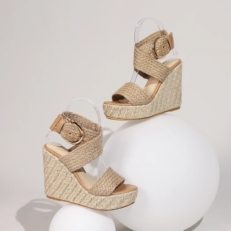 Doris Women's Wedges Hemp Sandals