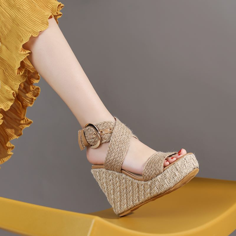Doris Women's Wedges Hemp Sandals