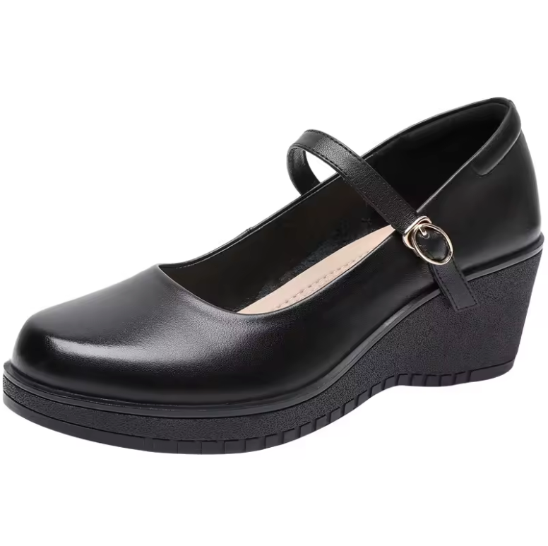 Elaine Women's Ankle Strap Wedges Pumps