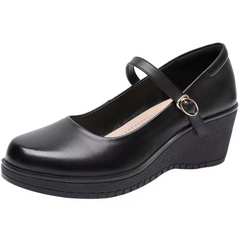 Elaine Women's Ankle Strap Wedges Pumps