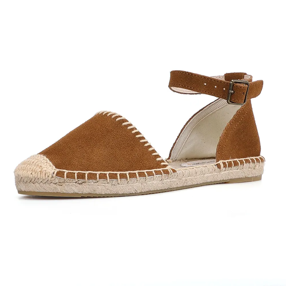 Elda Women's Ankle Strap Espadrilles Summer Sandals