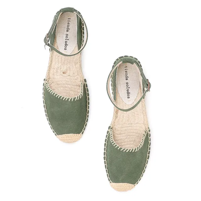 Elda Women's Ankle Strap Espadrilles Summer Sandals