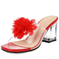 Elia Women's Transparent Heel Sandals