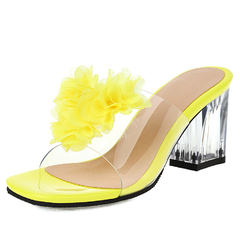Elia Women's Transparent Heel Sandals
