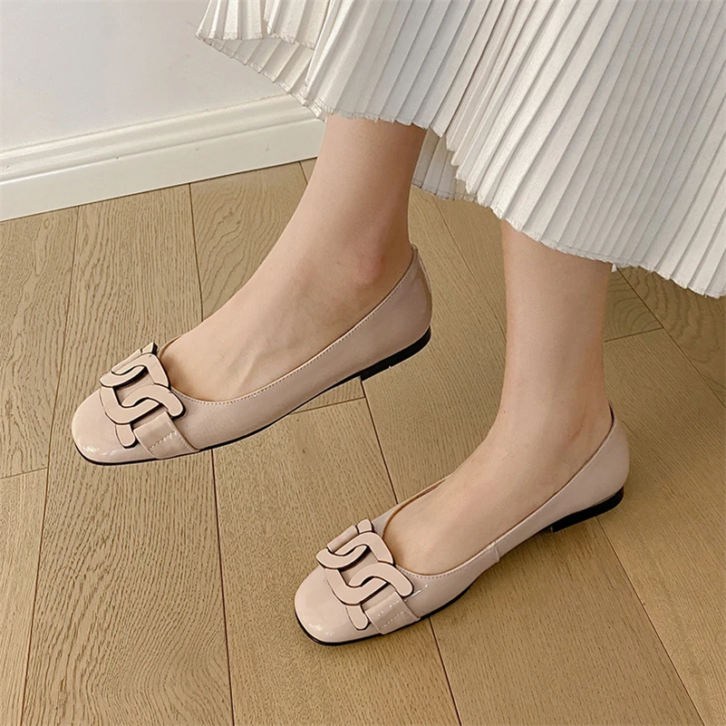 Eliana Women's Patent Leather Flat Shoes