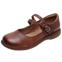 Elida Women's Leather Flats Loafer