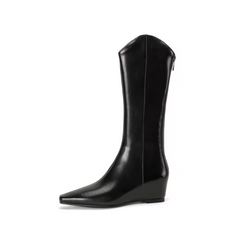 Elma Women's Leather Knee High Boots
