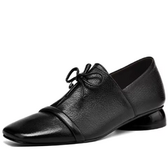 Elsi Women's Leather Square Toe Loafers