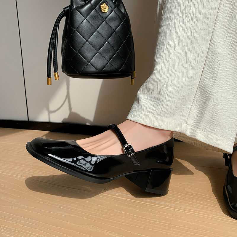 Elsy Women's Buckle Strap Elegant Pumps Shoes