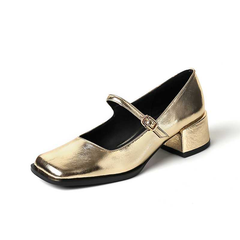 Elsy Women's Buckle Strap Elegant Pumps Shoes