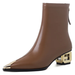Esnevi Women's Pointed Toe Boots