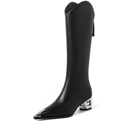 Esnevi Women's Pointed Toe Boots