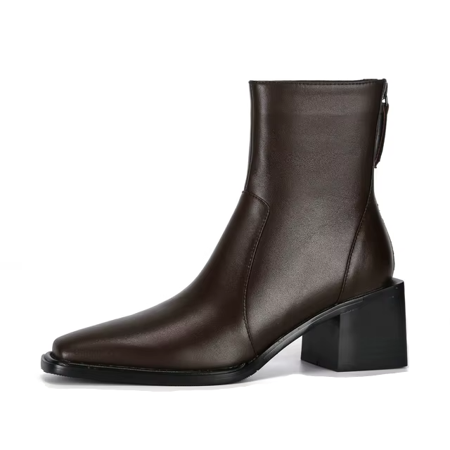 Evelyn Women's Square Toe Ankle Boots