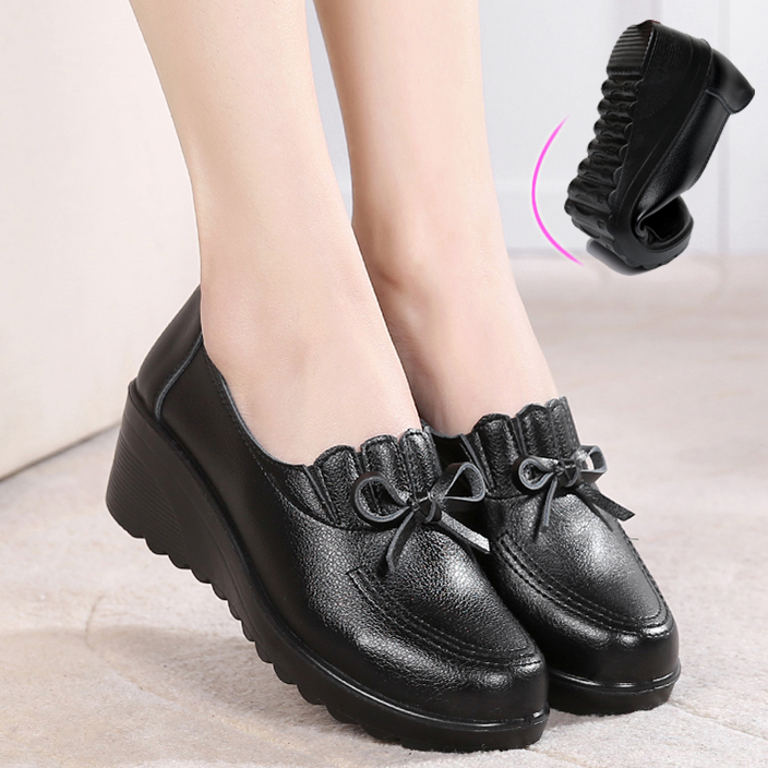 Fatima Women's Comfortable Wedge Heel Loafers