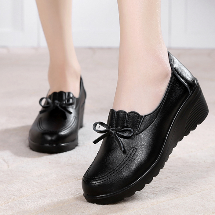 Fatima Women's Comfortable Wedge Heel Loafers