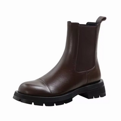 Gamary Women's Leather Chelsea Boots