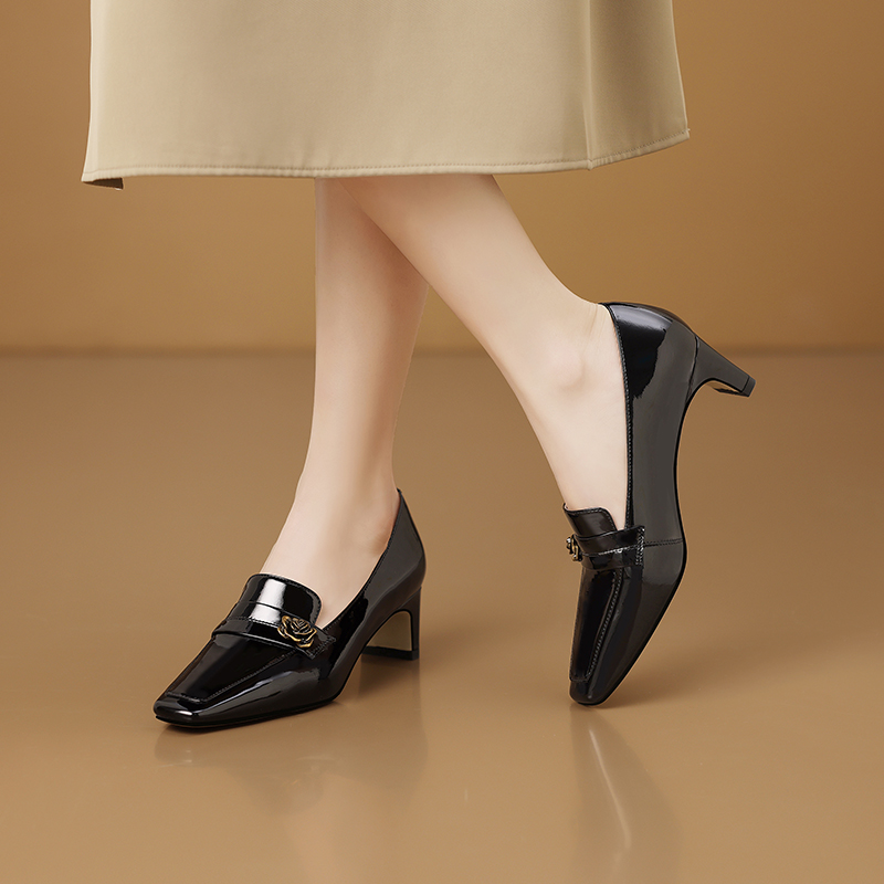 Gimena Women's Casual Square Toe Pumps