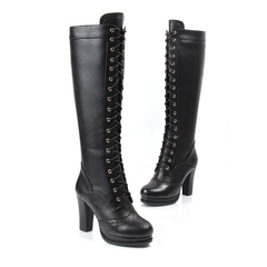 Giral Women's Platform High Heels Winter Boots