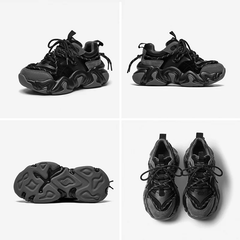 Godoy Women's Synthetic Leather Platform Sneaker