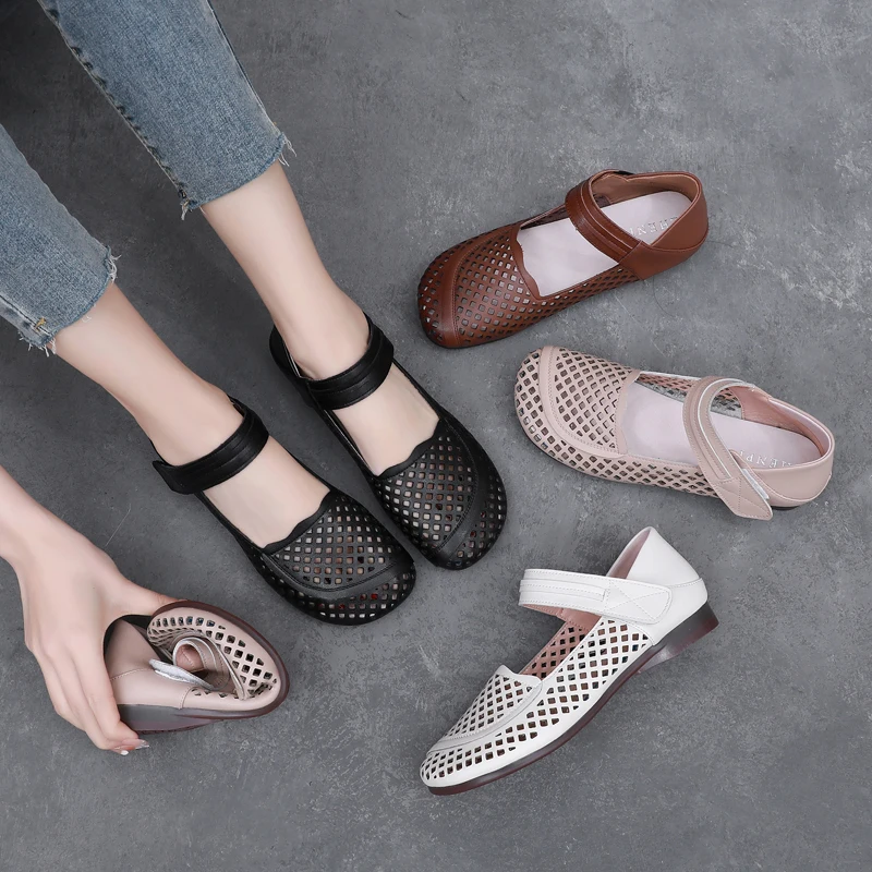 Gyngy Women's Soft Sole Non-slip Flat Sandals